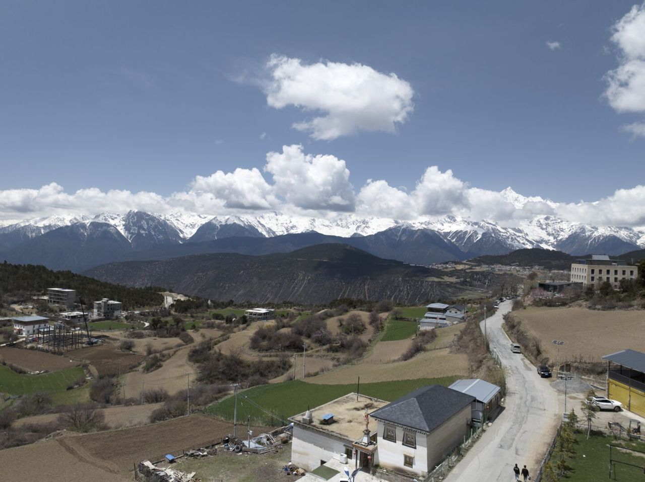 Kawagarbo from across the valley
