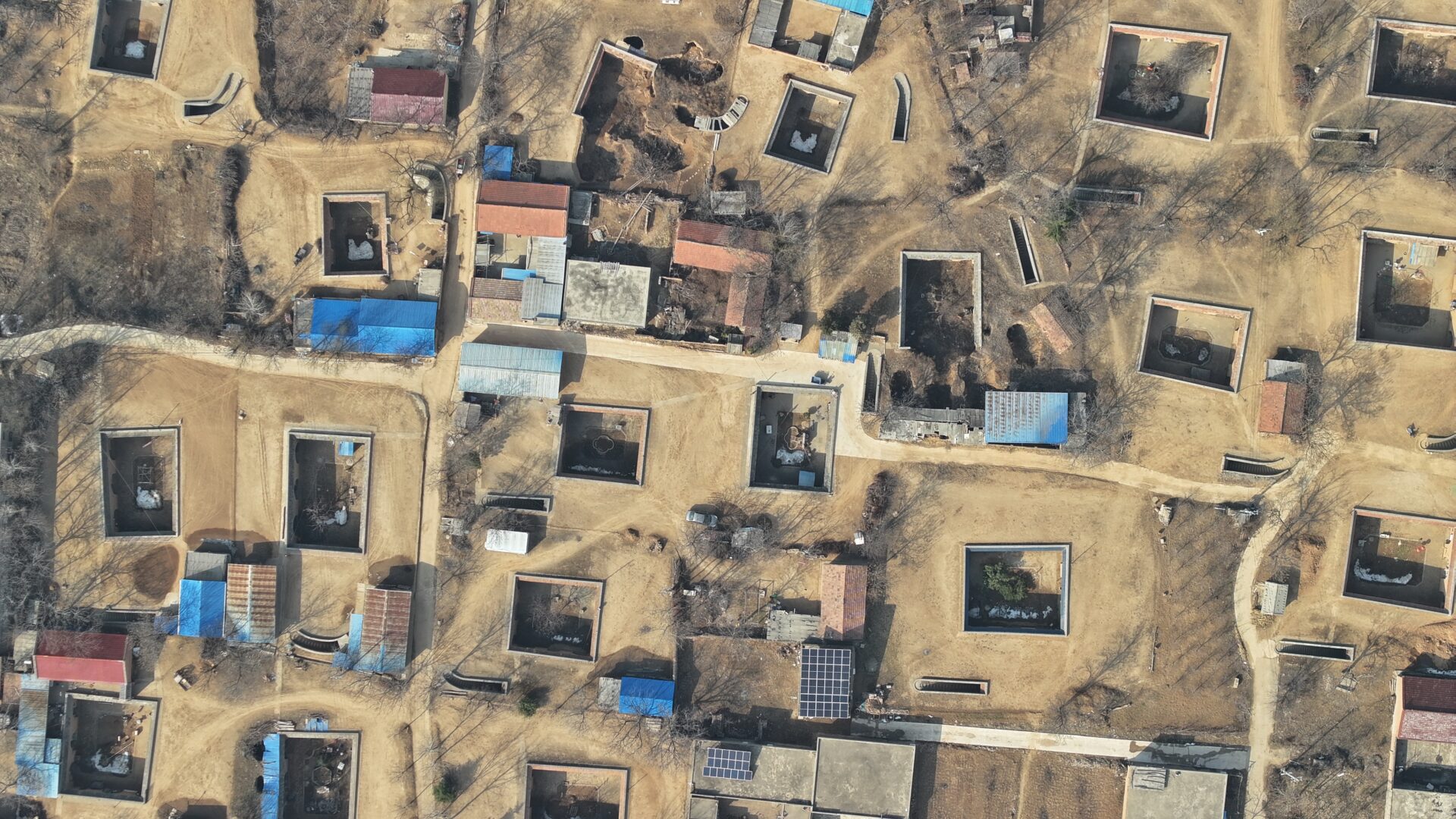 The Sunken Courtyards of Sanmenxia