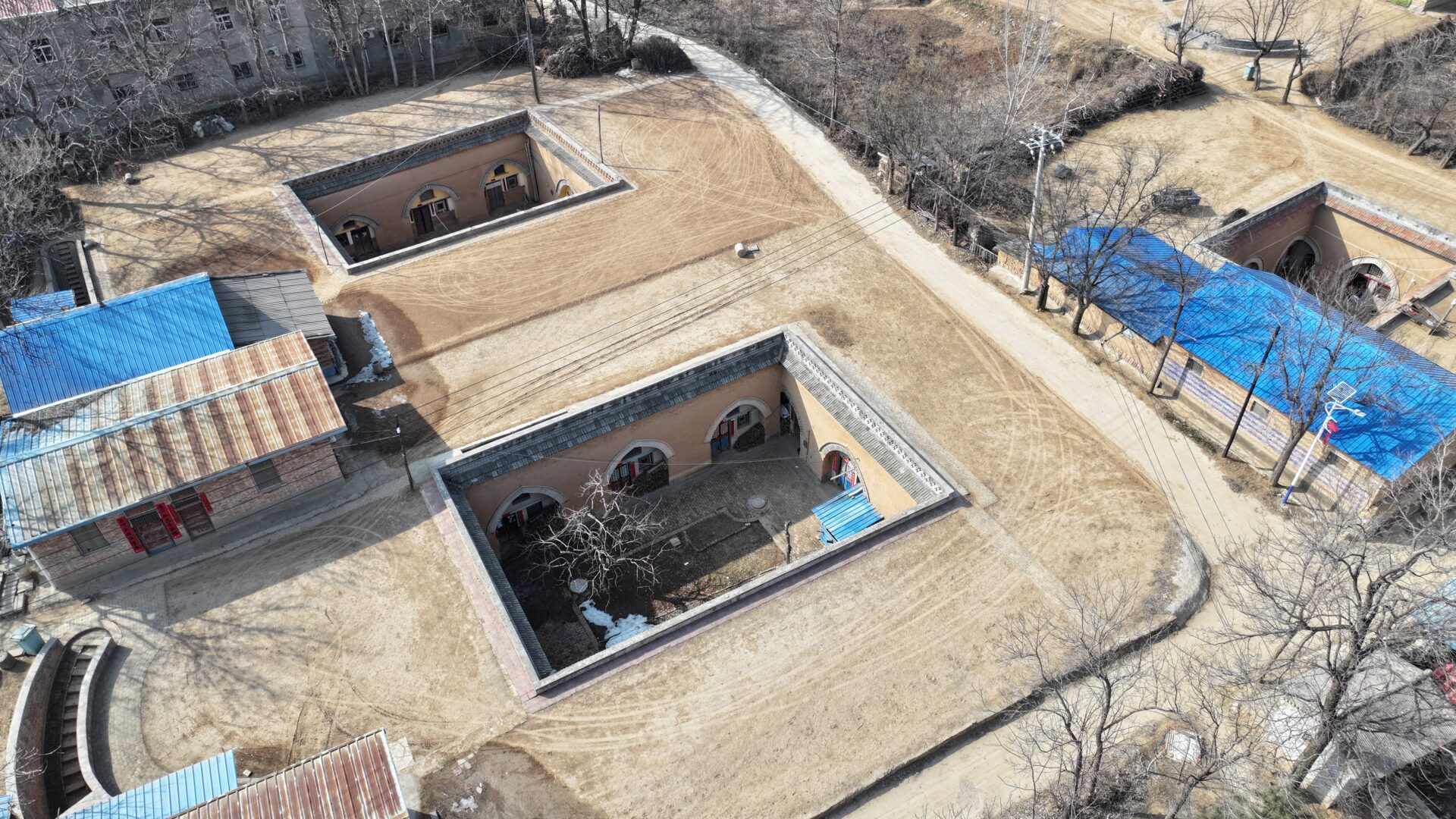 The Sunken Courtyards of Sanmenxia