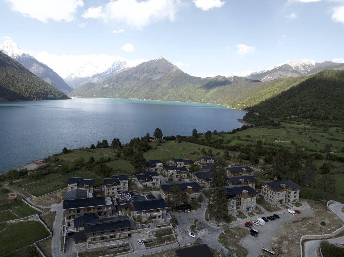 Pagsum Lake — A Monastery on an Island in a Sacred Lake