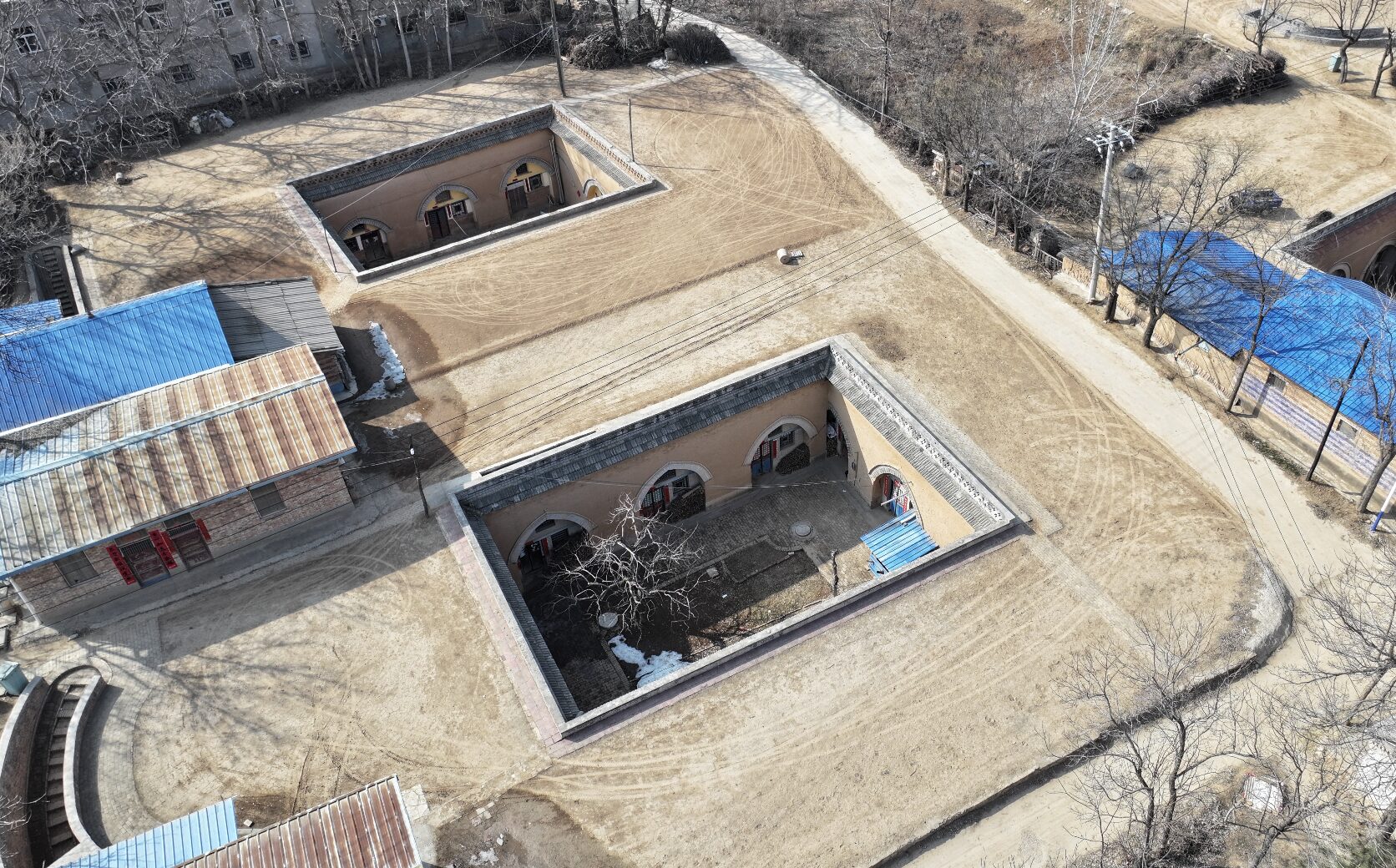The Sunken Courtyards of Sanmenxia