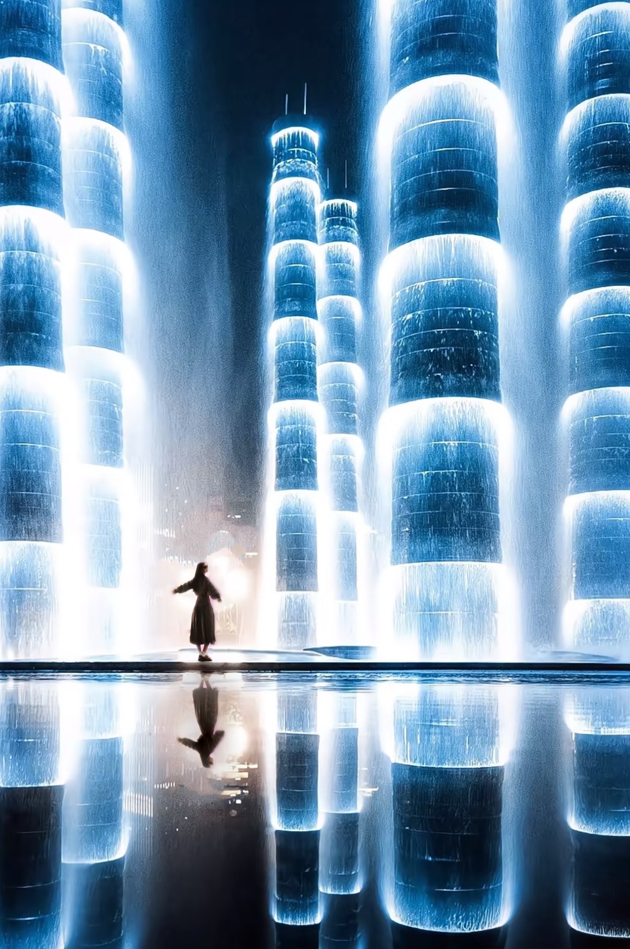 Chengdu Night Walk — Futuristic Financial City Skyline & Cyber Neon Glow