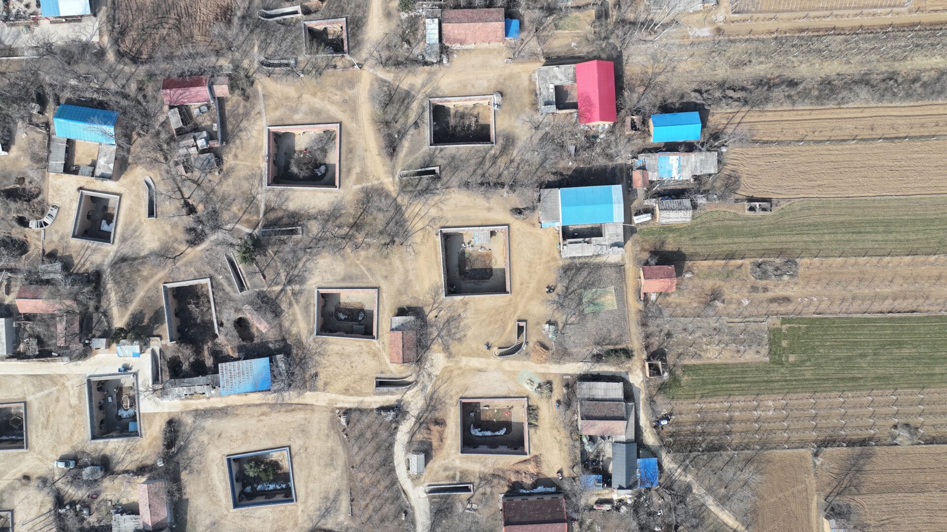 The Sunken Courtyards of Sanmenxia