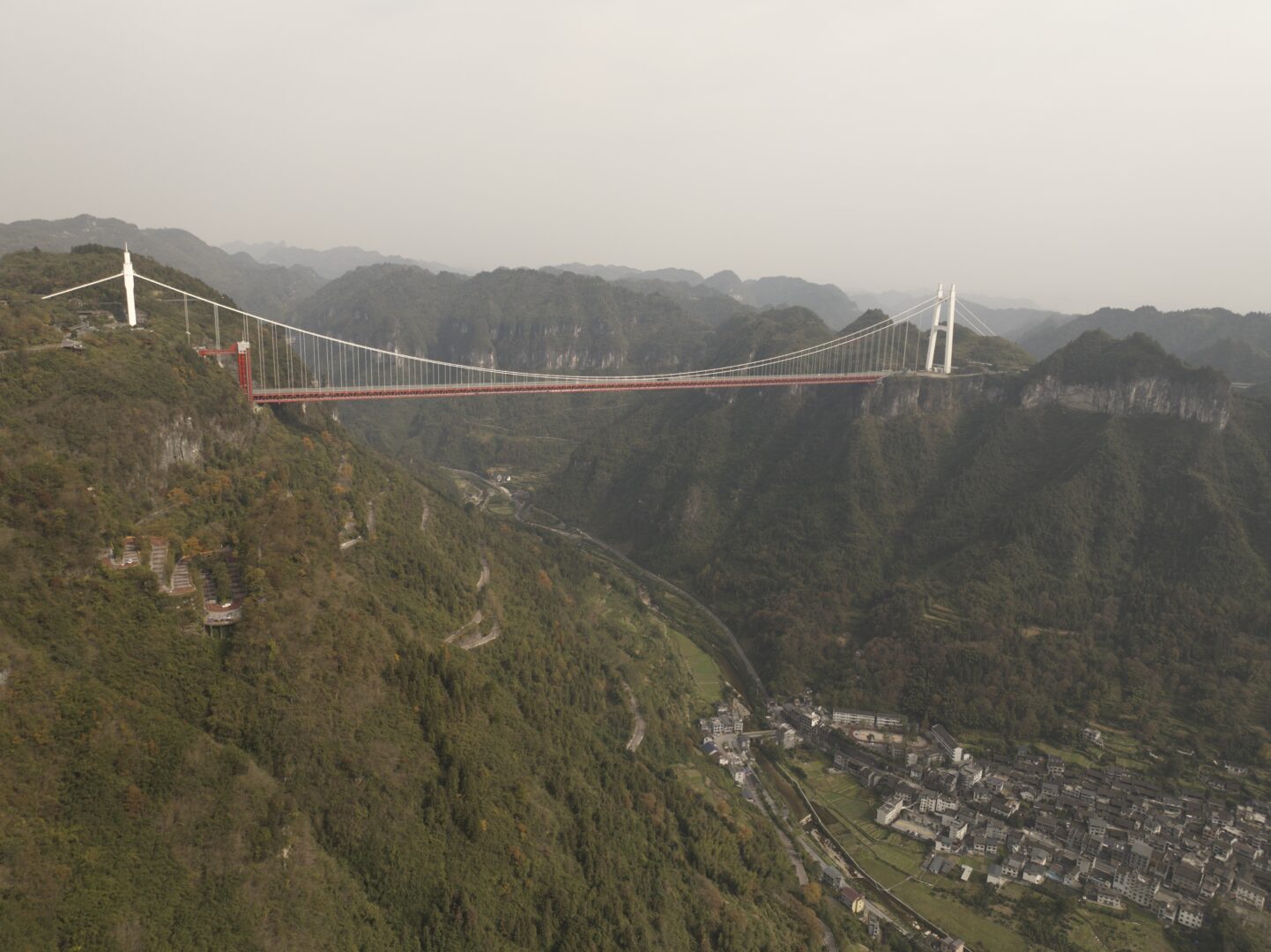 The Aizhai Bridge — Tunnel to Tunnel, 336 Metres Up
